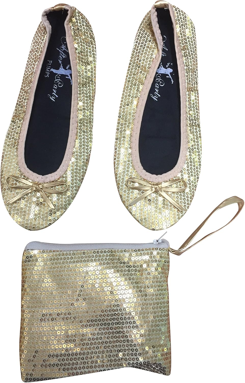 handbag flat shoes