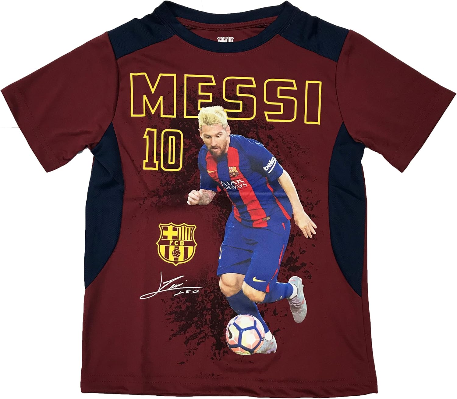 amazon com hky fc barcelona jersey messi soccer jersey photo youth boys training 2019 20 clothing hky fc barcelona jersey messi soccer jersey photo youth boys training 2019 20