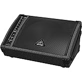 Behringer EUROLIVE F1220D Bi-Amped 250 Watt Monitor Speaker System with 12" Woofer, 3" Tweeter and Feedback Filter