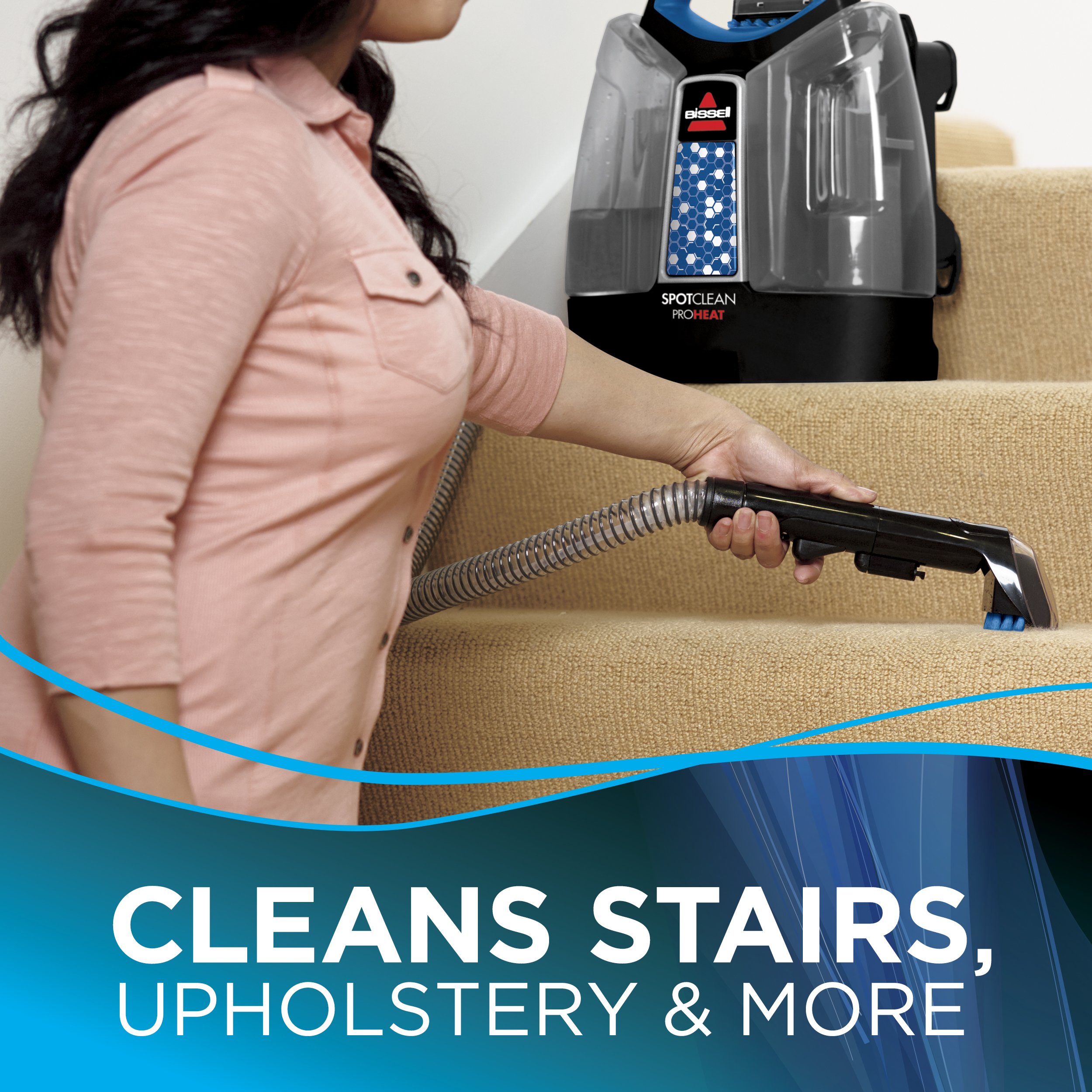 Bissell Portable Carpet Spot Cleaner Stairs Upholstery Stain Cleaning