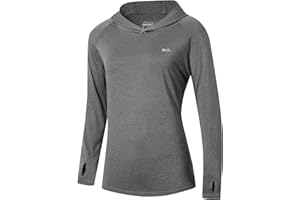 Willit Women's UPF 50+ Sun Protection Hoodie SPF Shirt Long Sleeve Hiking Fishing Outdoor Shirt Lightweight Hoodie