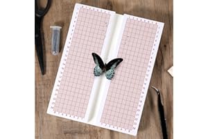ALRHSO Butterfly Pinning Board Insect Pinning Board Butterfly Spreading Boards Foam Boards for Pinnings Insects Dual-Sided Bug Pin Trapping Boardes with Wings, EVA Foam