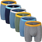 ZONBAILON Mens Underwear Boxer Briefs Pack Bamboo Viscose Trunk Underwear for Men with Pouch M L XL XXL 3XL