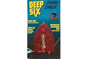 LUHR JENSEN South Bend Sporting Goods 1 Deep Six Pink Crystal, 4" (5520-001-0091)