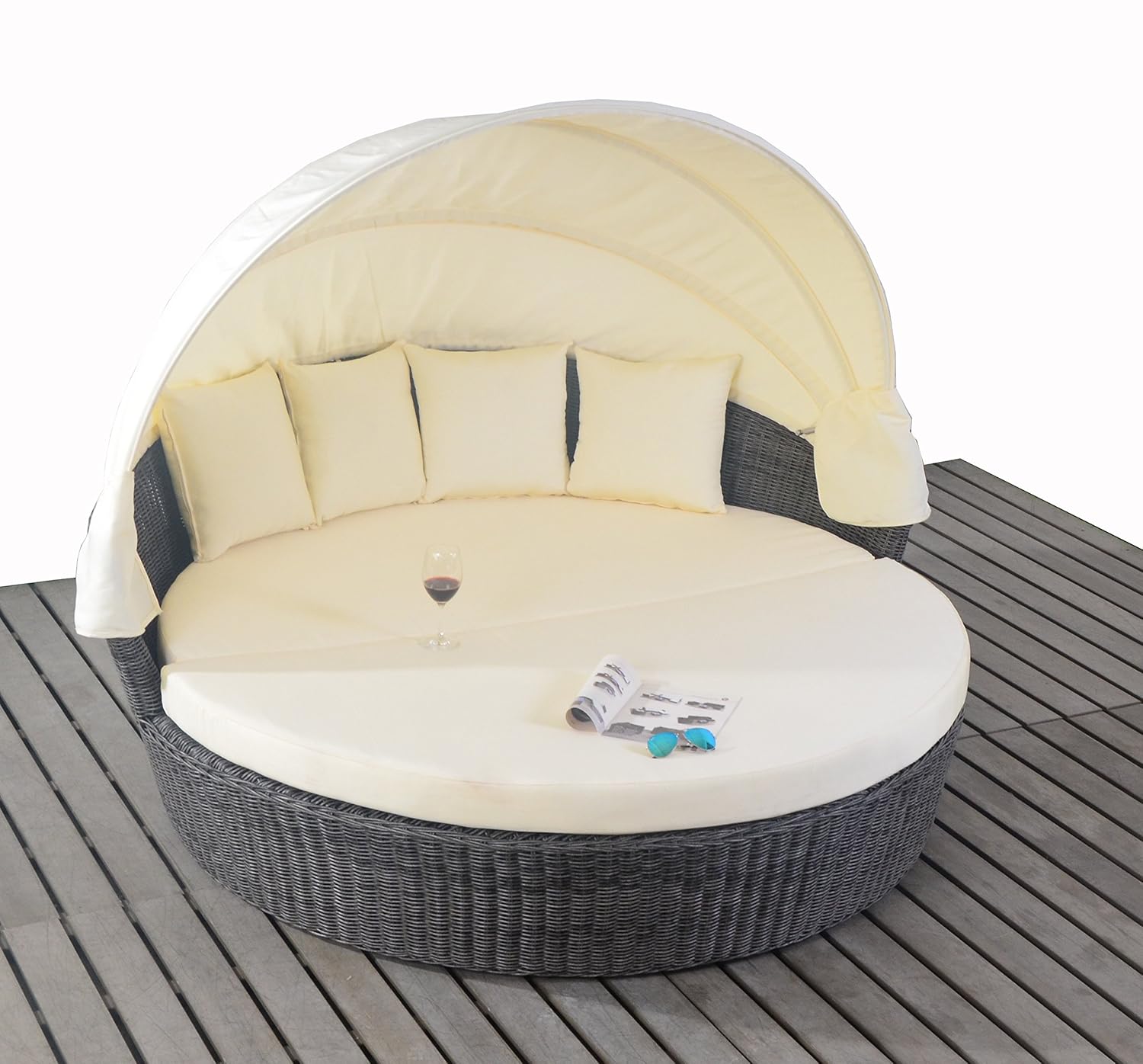 Garten Loveseats maplevista.pk Polyrattan Liegeinsel Sonneninsel Rattan