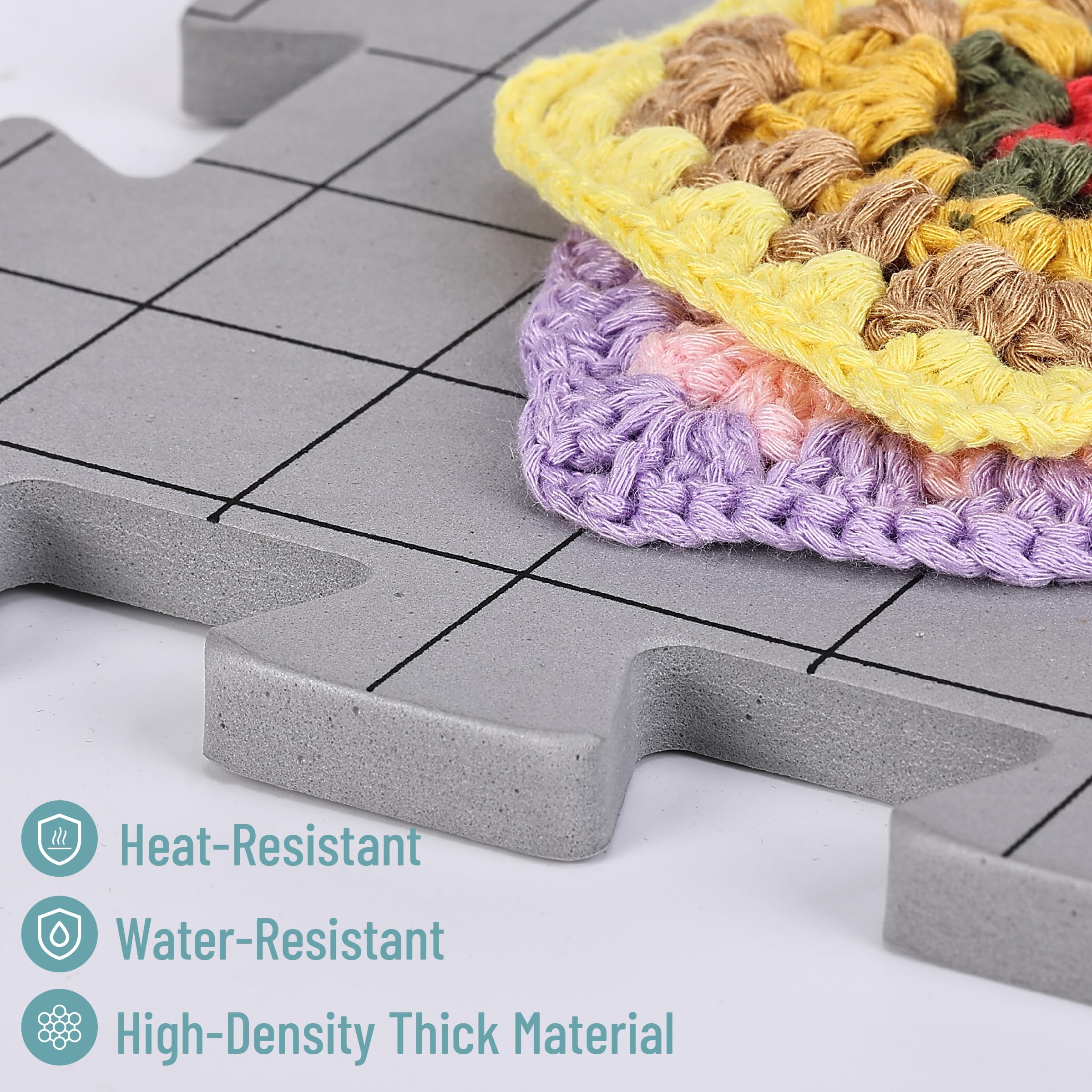 Mr. Pen- Blocking Mats for Knitting & Crochet Projects, 12