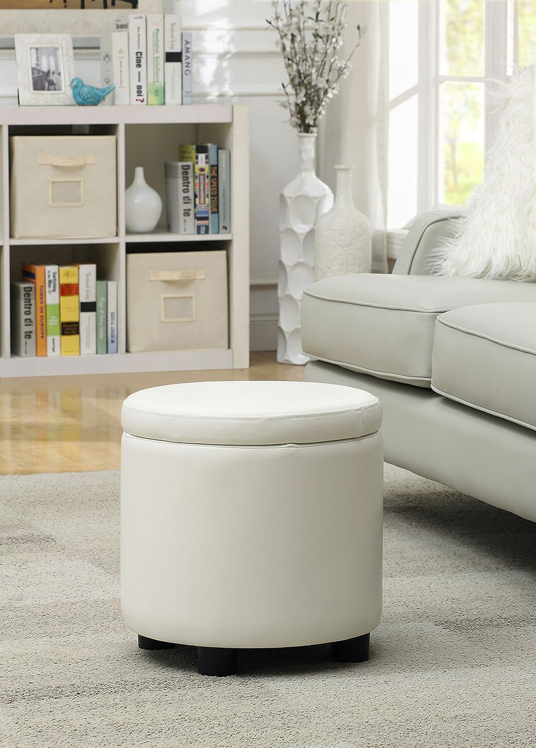 Best white ottoman tray top