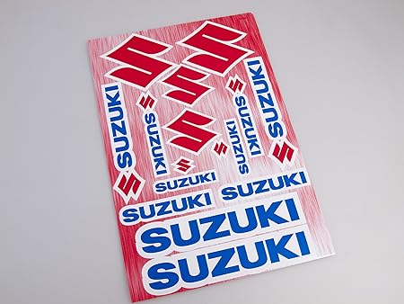 Amazon Suzuki ステッカーデカール30xcmビニール上部に余分な保護付き バイク用ステッカー デカール 車 バイク