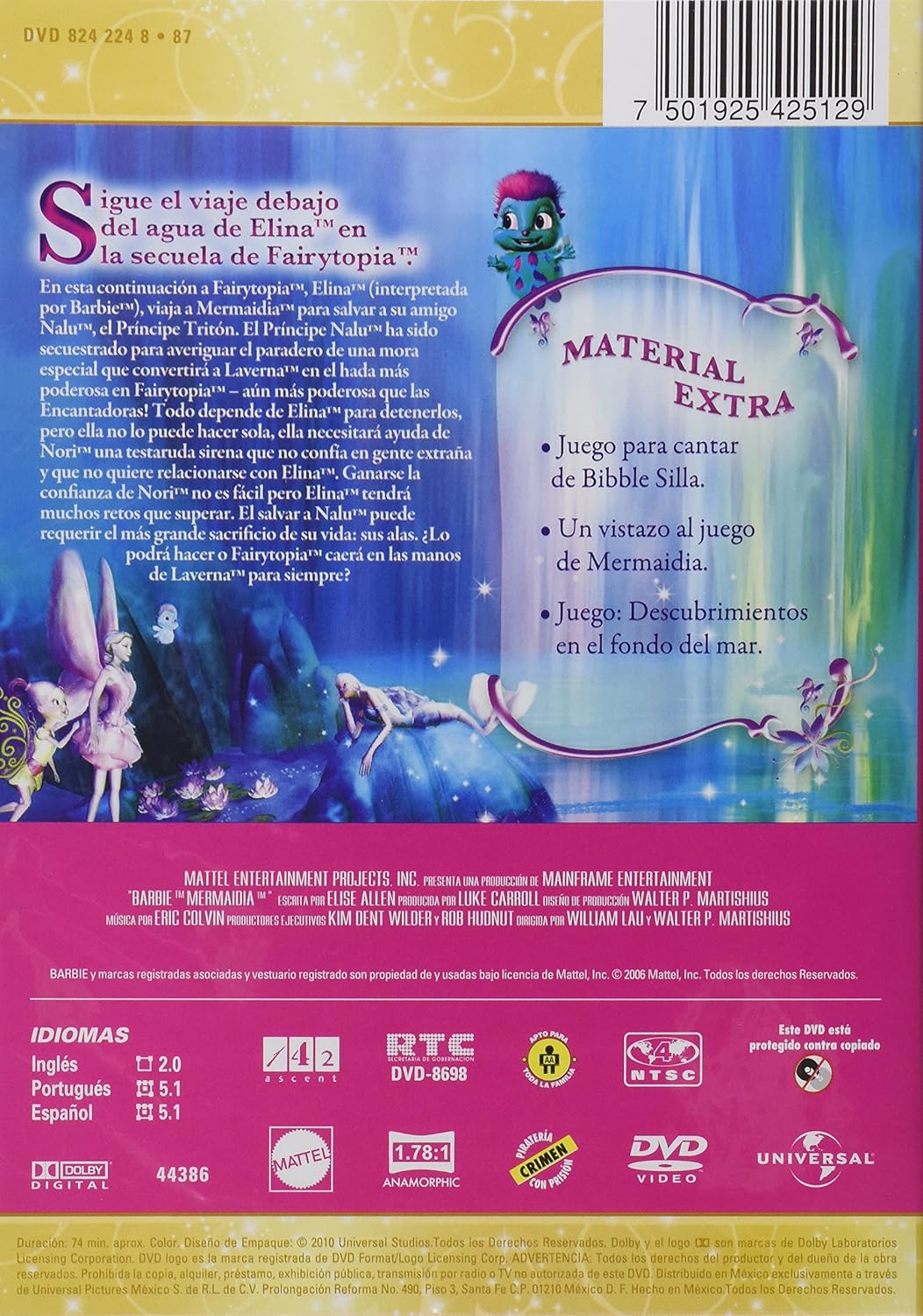 barbie fairytopia castellano