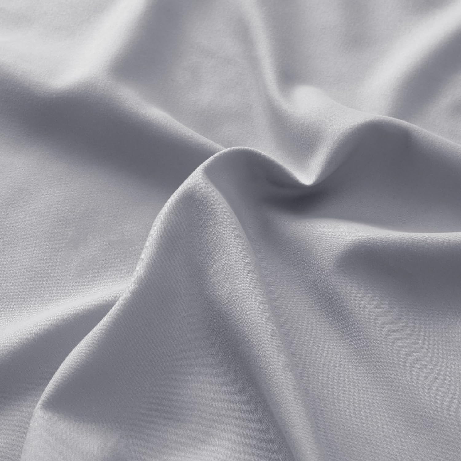 Comfort Spaces CS20-0121 Ultra Soft Hypoallergenic Microfiber 6 Piece Set, Wrinkle Fade Resistant Sheets with Pillow Cases Bedding, Queen, Light Gray: Home & Kitchen