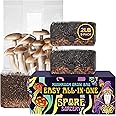 SPORE SORCERY 2 LB 2-Pack All-in-One Grow Kit: Up to 64oz of Mushrooms! Nutrient-Enhanced, Injection Port, Just Add Your Own Spores & Grow Like Magic (2 x 2 LB Bags)