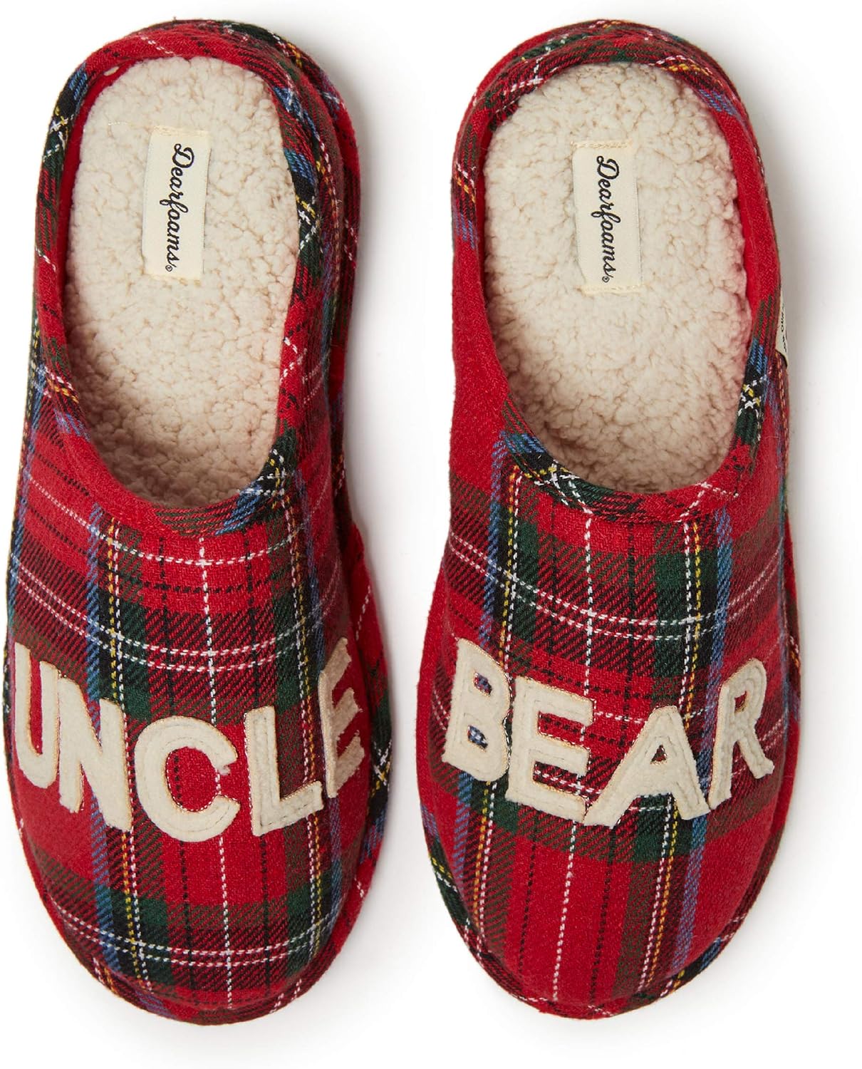 plaid slippers