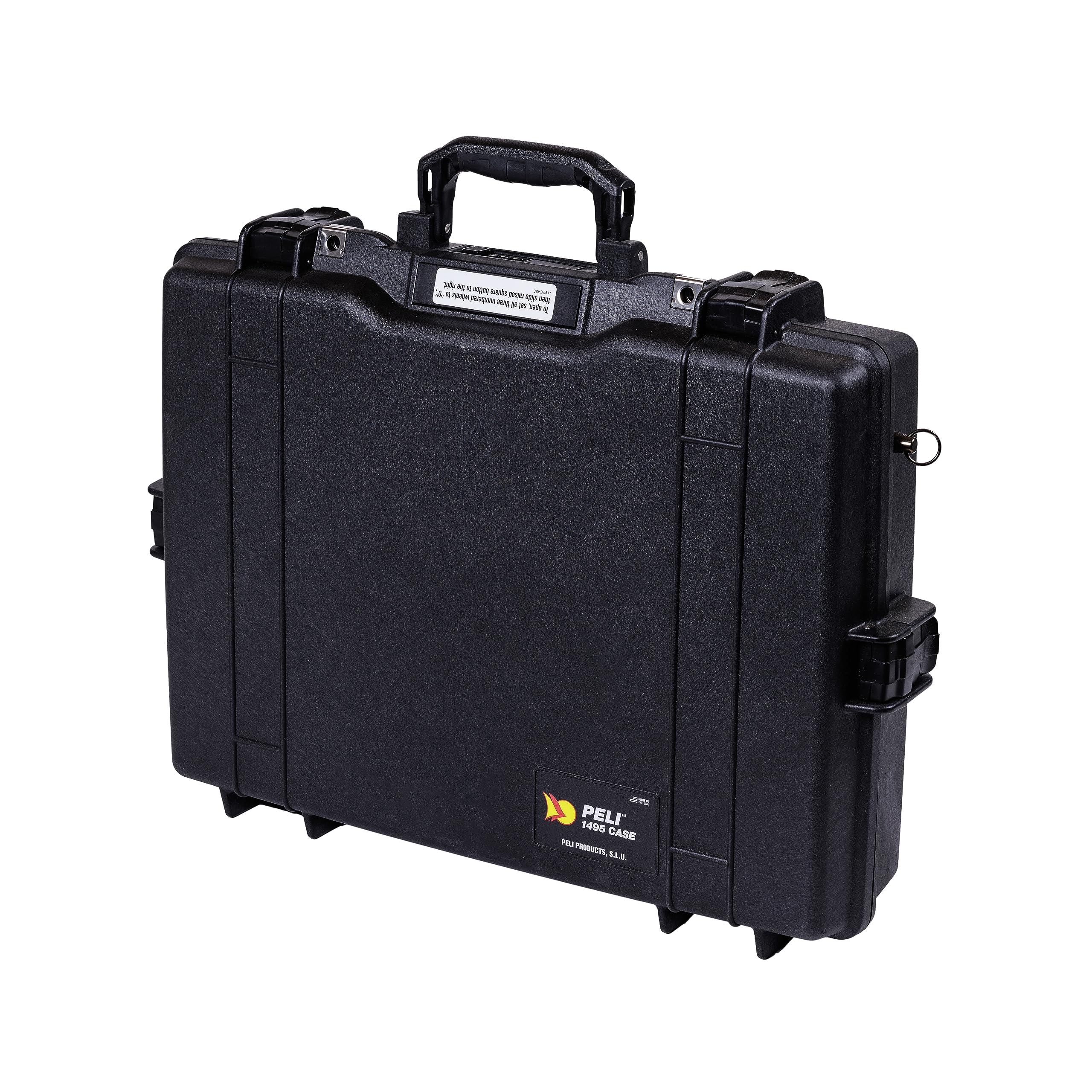 PELI 1495CC1 Impact Resistant Laptop Case, IP67 Watertight and Dustproof, 37L Capacity, Made in US, Black