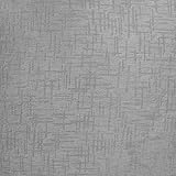 Enhanced Living Vogue Grey Silver Eyelet Thermal Curtain 90x72 in view 5