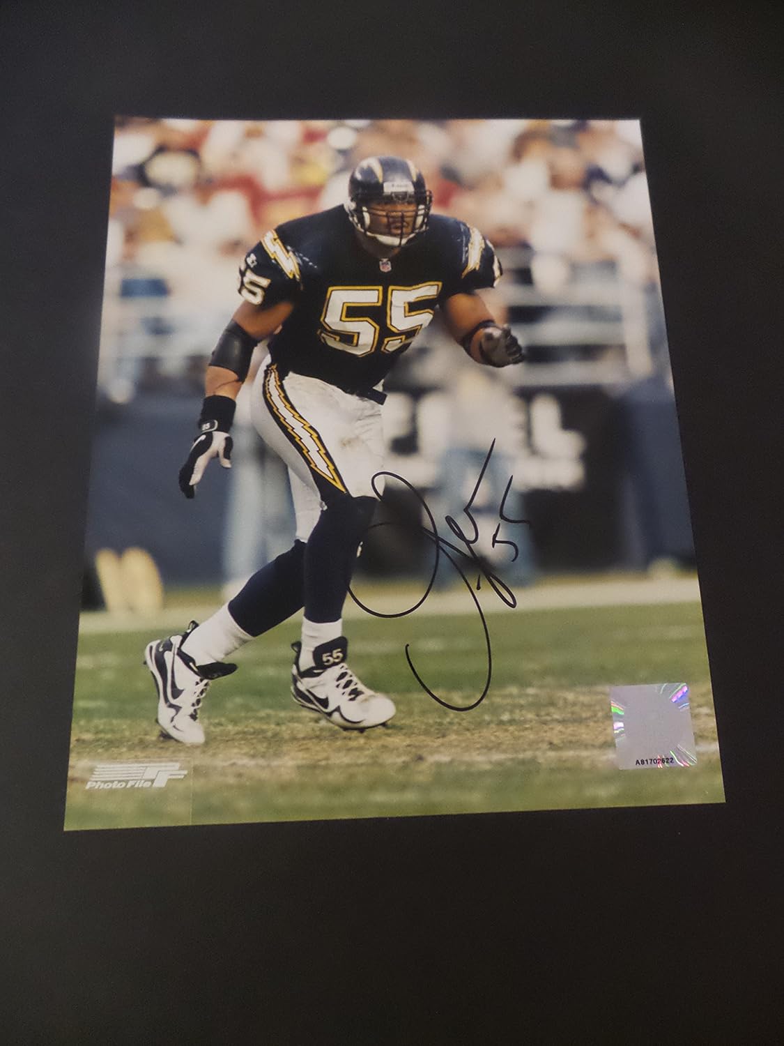 junior seau signed football