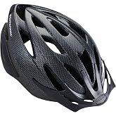 Schwinn Thrasher Helmet for Adults, Size 58-62 cm for Riders Ages 14+, Microshell, Adjustable Dial &amp; Straps, Interior Padding, Air Vents, Visor, Adult Bike Helmet