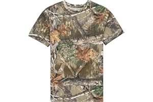 Bell Rangers Authentic Realtree and Mossy Oak Camouflage Crewneck Unisex Adult Short Sleeve Tee Shirt