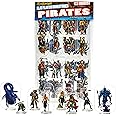 Arcknight Flat Plastic Miniatures: Pirates; 62 Unique High Seas-Themed Minis for DND 5e and Pathfinder; Affordable, Skinny Figurines for Dungeons and Dragons and Other Tabletop RPG Games