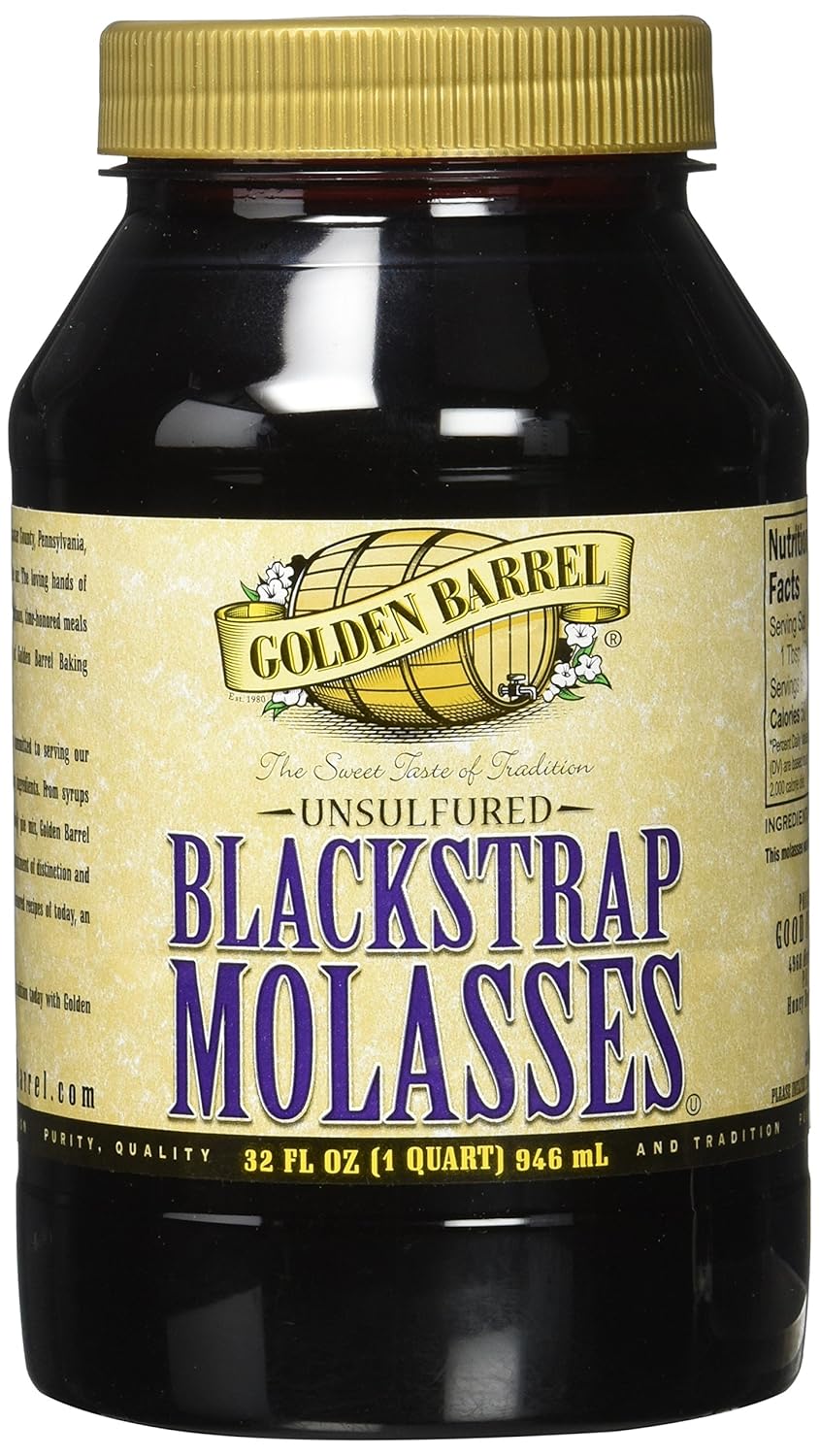 Golden Barrel Blackstrap Molasses. Gluten Free, Packed for