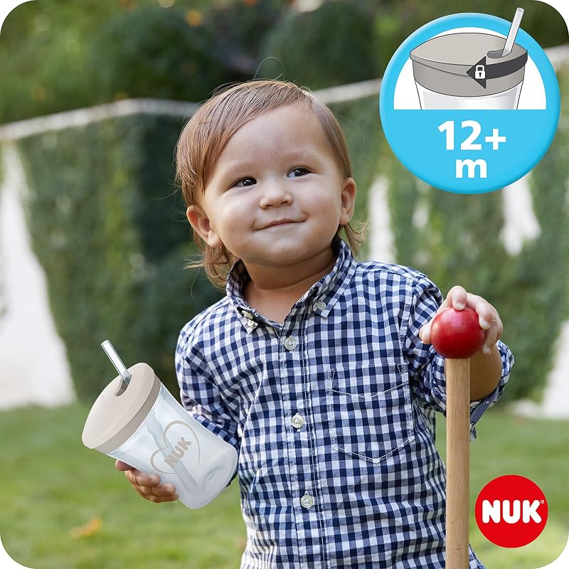 3-in-1 Trinklernset mit Trainer Cup-Learner Cup (ab 6 Monaten) | Magic Cup 360° (ab 8 Monaten) & Action Cup (ab 12 Monaten) | 230 ml | grau & weiß