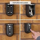 Defender Compact Key Safe Mini Wall Mounted Outdoor Push Button Key Lock Box view 5