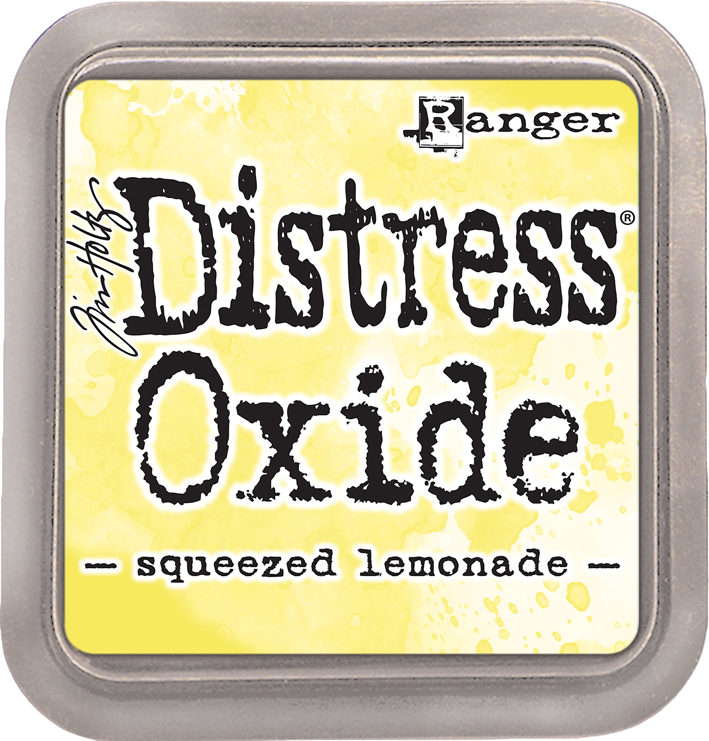 Ranger Tim Holtz TDO56249 Distress Oxide Pad-Squeezed Lemonade, Synthetic Material, Yellow, 7.5 x 7.5 x 1.9 cm