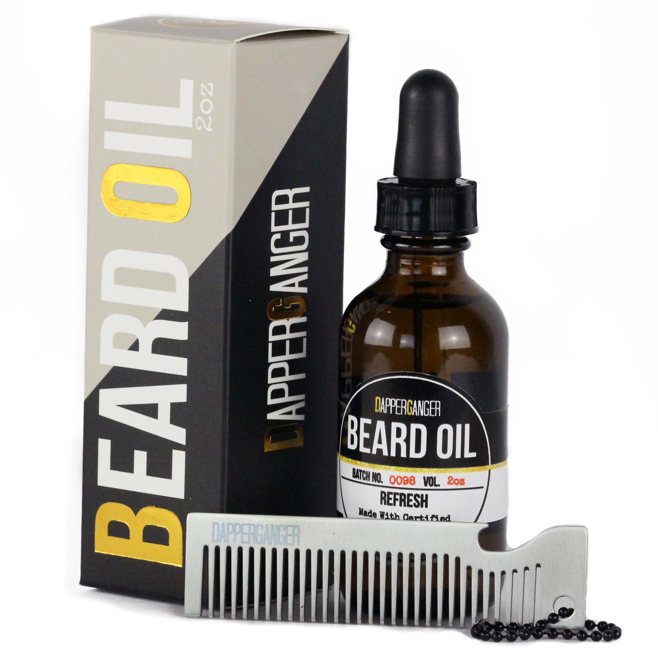 Beard Kit Organic Gift Best Smelling Beard Oil for Mens Grooming Care