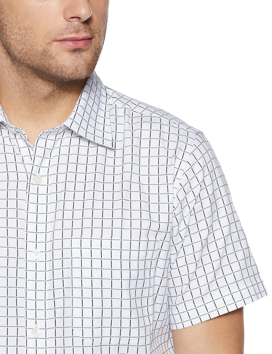 raymond men's solid regular fit cotton formal shirt