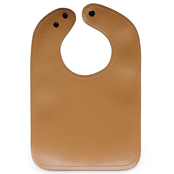 leather baby bib