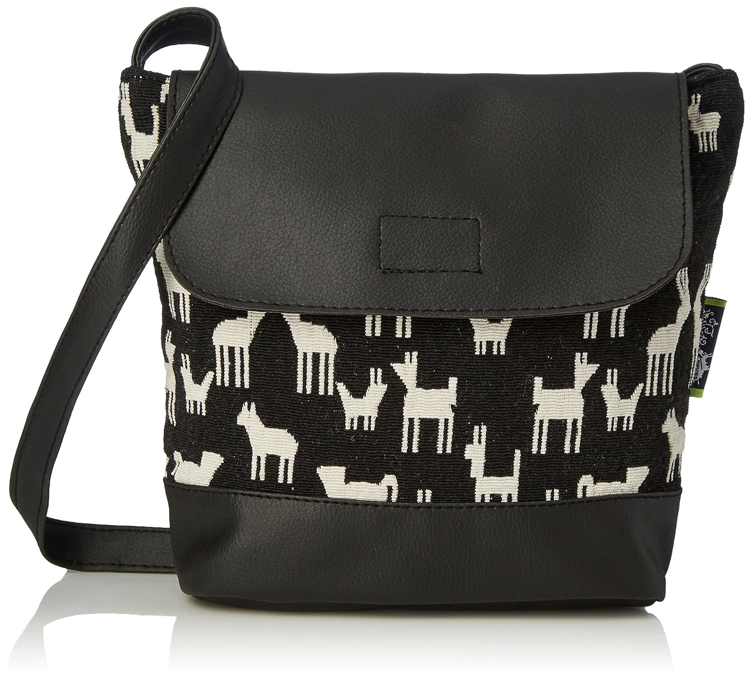 kanvas katha stylish jacquard sling collection women's bag (multi-color) ()