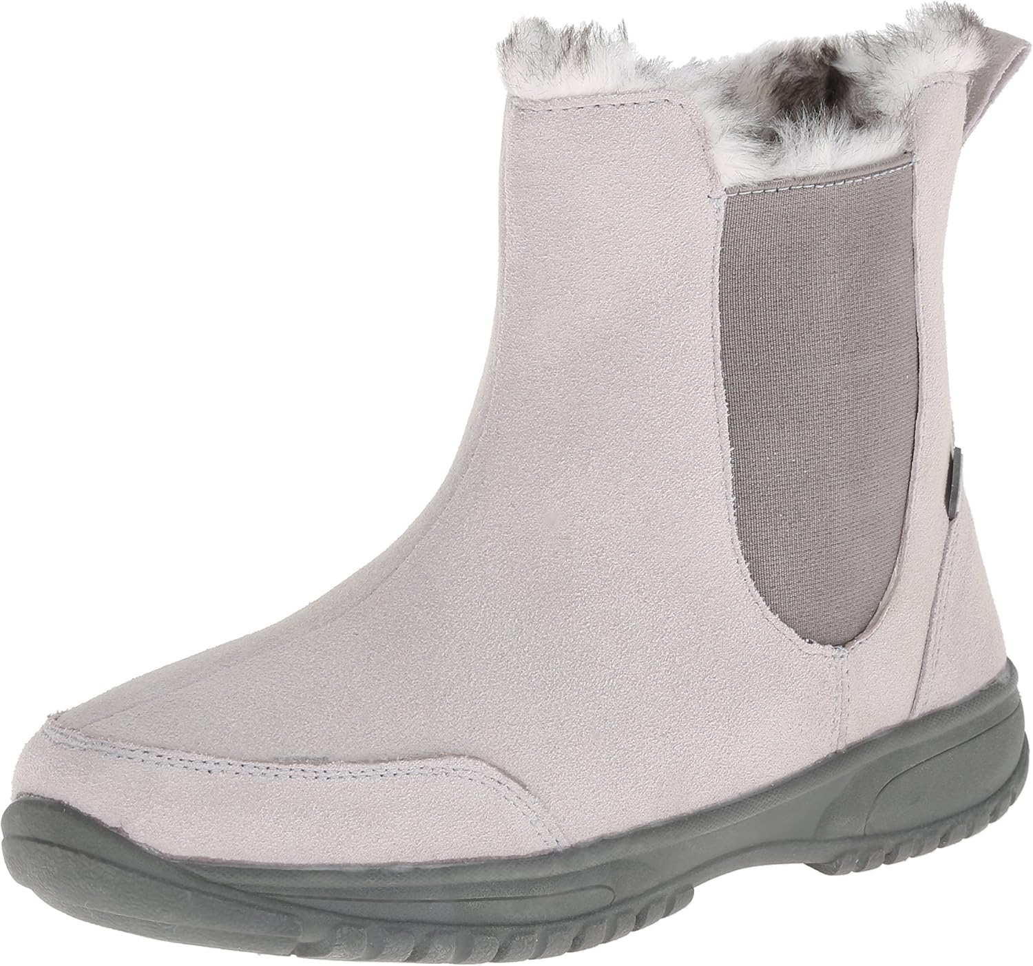 white cold weather boots