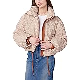 [BLANKNYC] womens Sweater Puffer Hybrid Jacket