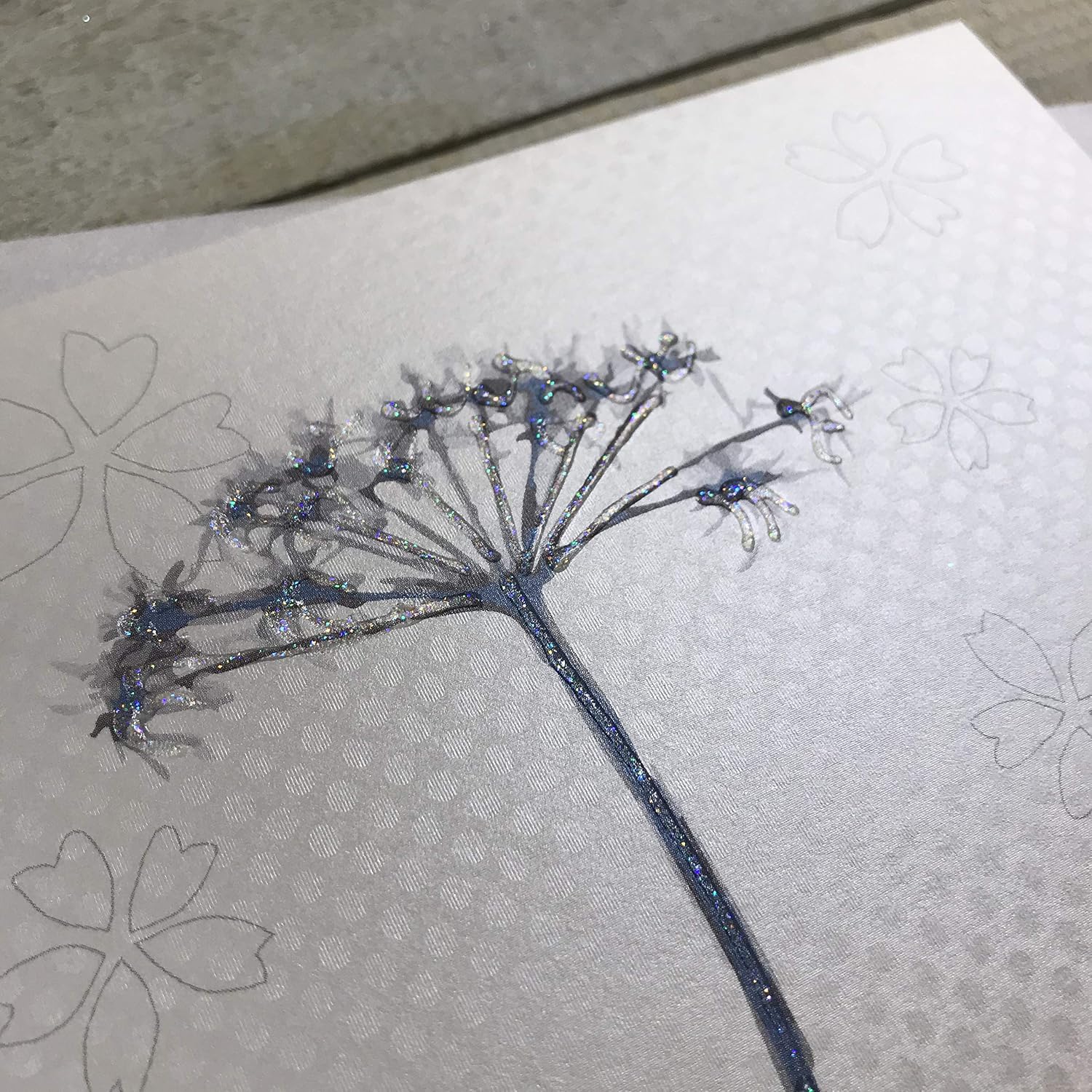 White Cotton Cards Dandelion Deepest Sympathy Handmade Sympathy Card, wb239, 16cm x 16cm - Image 3
