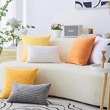 Home Brilliant Orange Cushion Covers 45x45 cm Set of 2 view 6