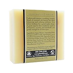 Plantlife Cedarwood Bar Soap - Moisturizing and