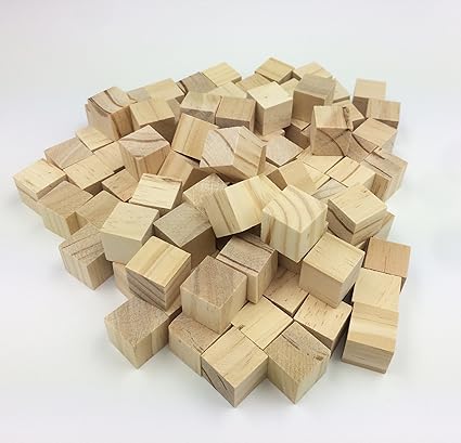 unfinished wood blocks