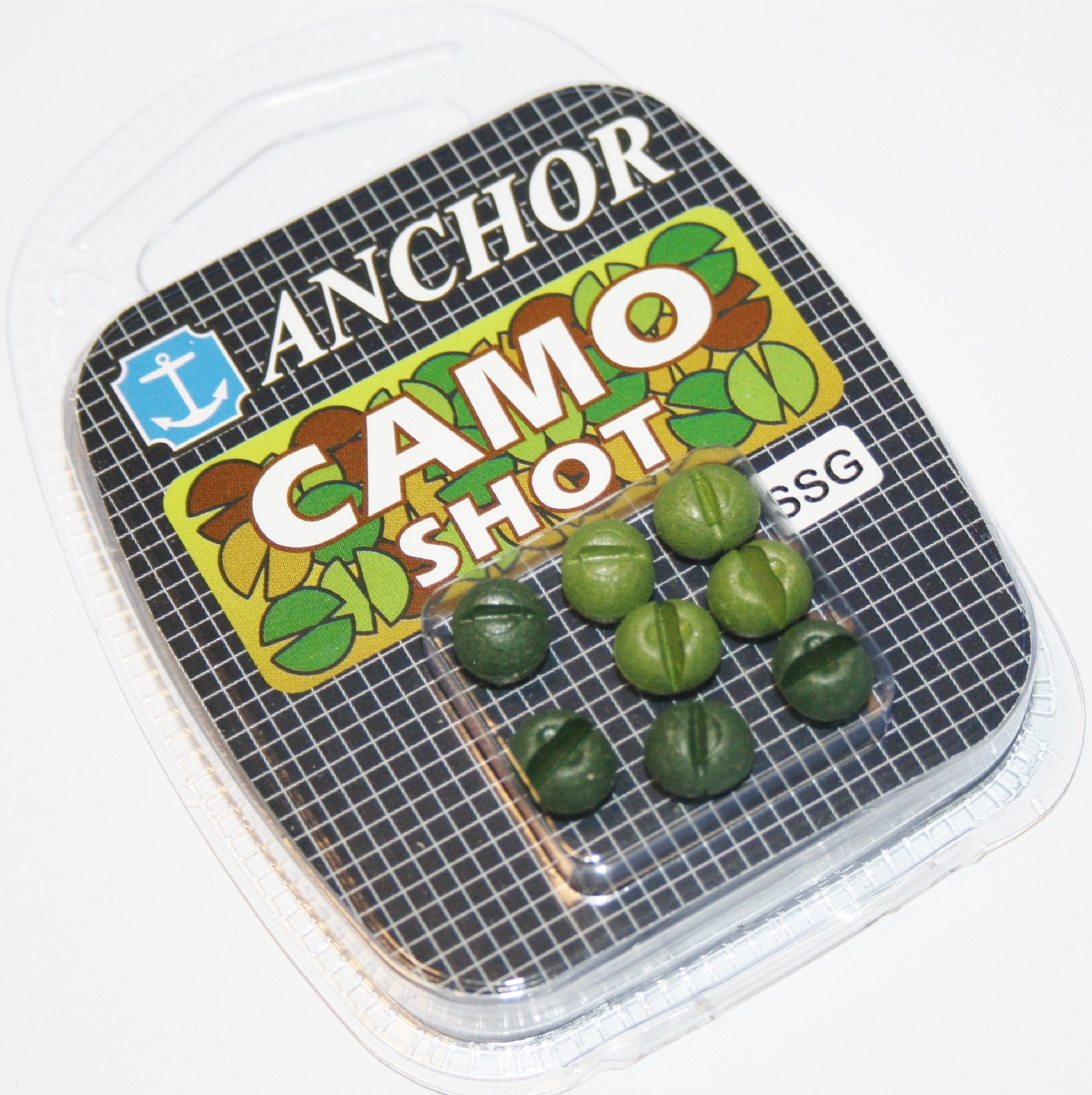 Anchor Tackle Camo Double-Cut Shot Refill - Green, Small