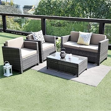Amazon.com: Wisteria Lane Outdoor Patio Furniture Set, 80 Piece ...