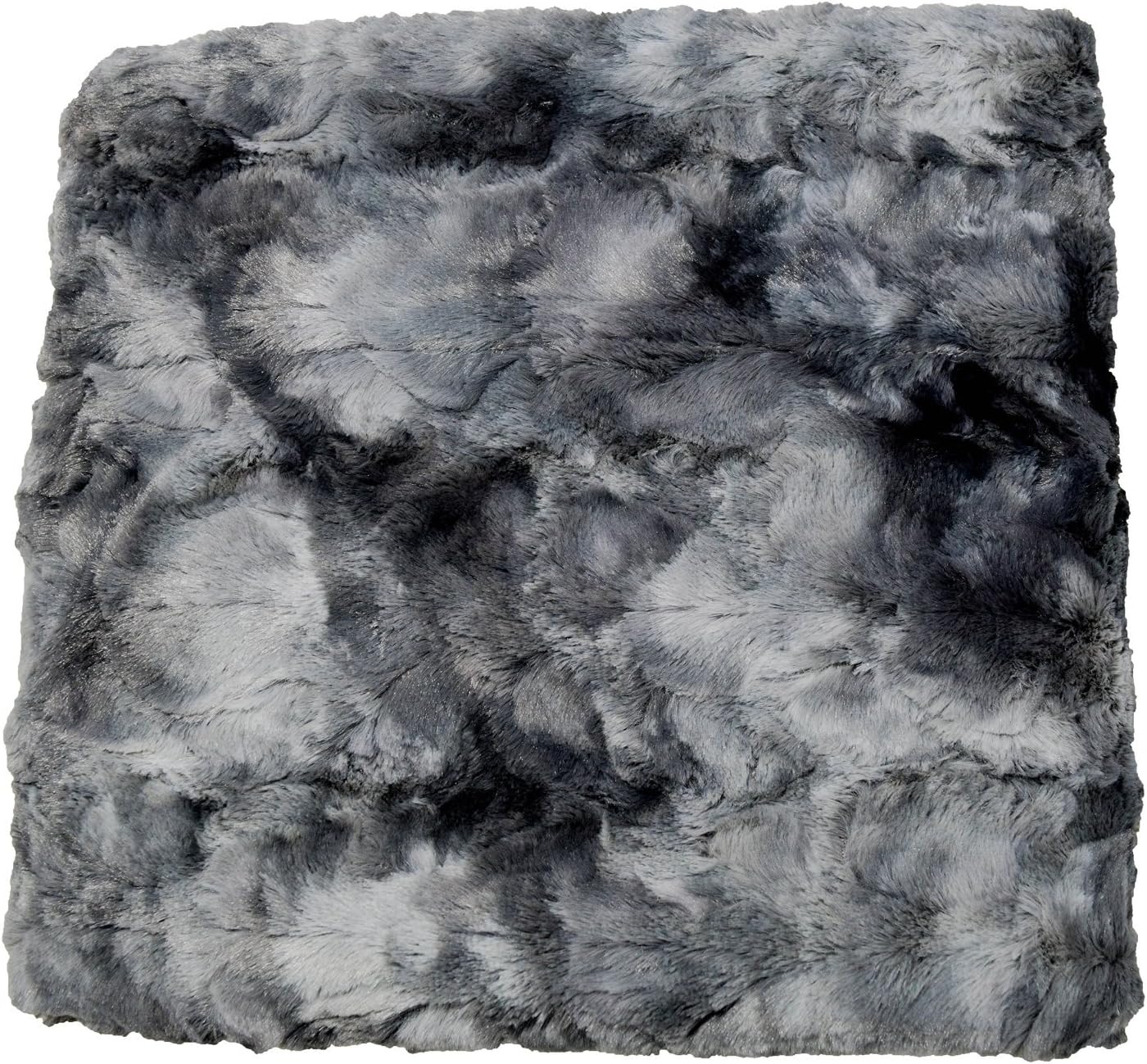 Chanasya Fuzzy Faux Fur Throw Blanket - Light Weight Blanket for Bed Couch and Living Room Suitable for Fall Winter and Spring (Queen) Grey: Home & Kitchen