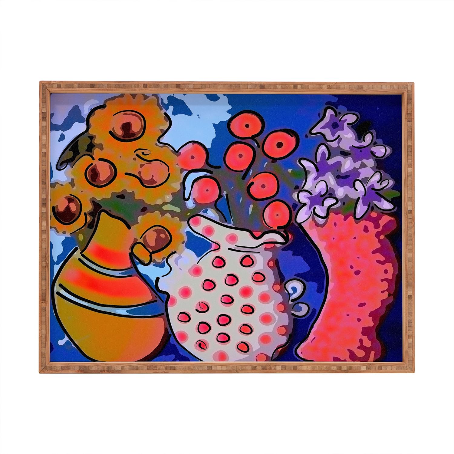 Deny Designs Renie Britenbucher 3 Funky Vases Indoor Outdoor