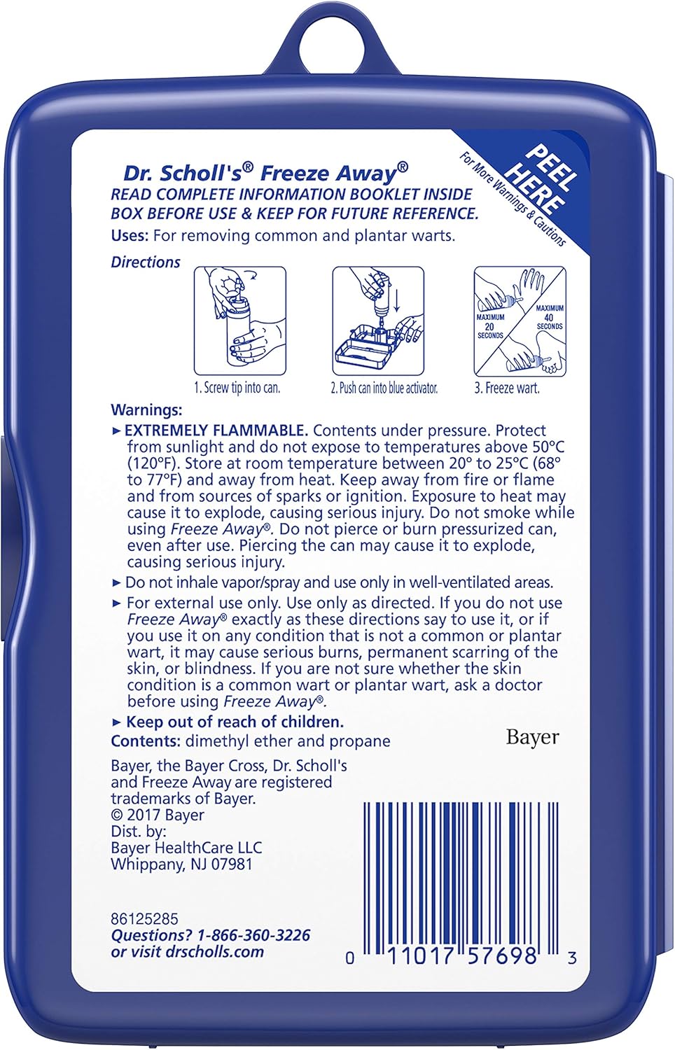 Dr. Scholl’s FreezeAway Wart Remover, 12 Applications // Doctor-Proven Treatment to Rapidy Freeze and Remove Common and Plantar Warts: Health & Personal Care