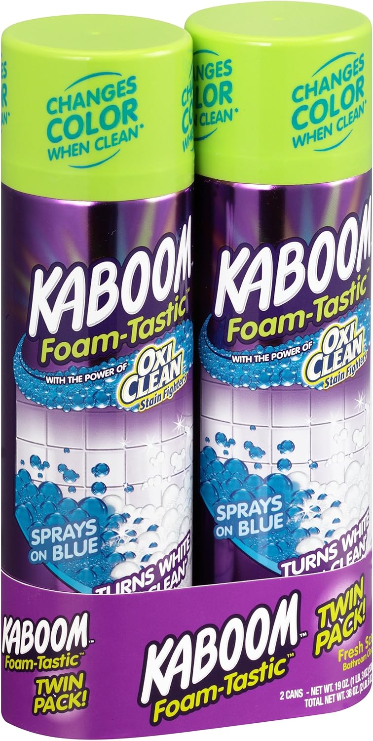Kaboom FoamTastic Fresh Scent Bathroom Cleaner Twin Pack 2