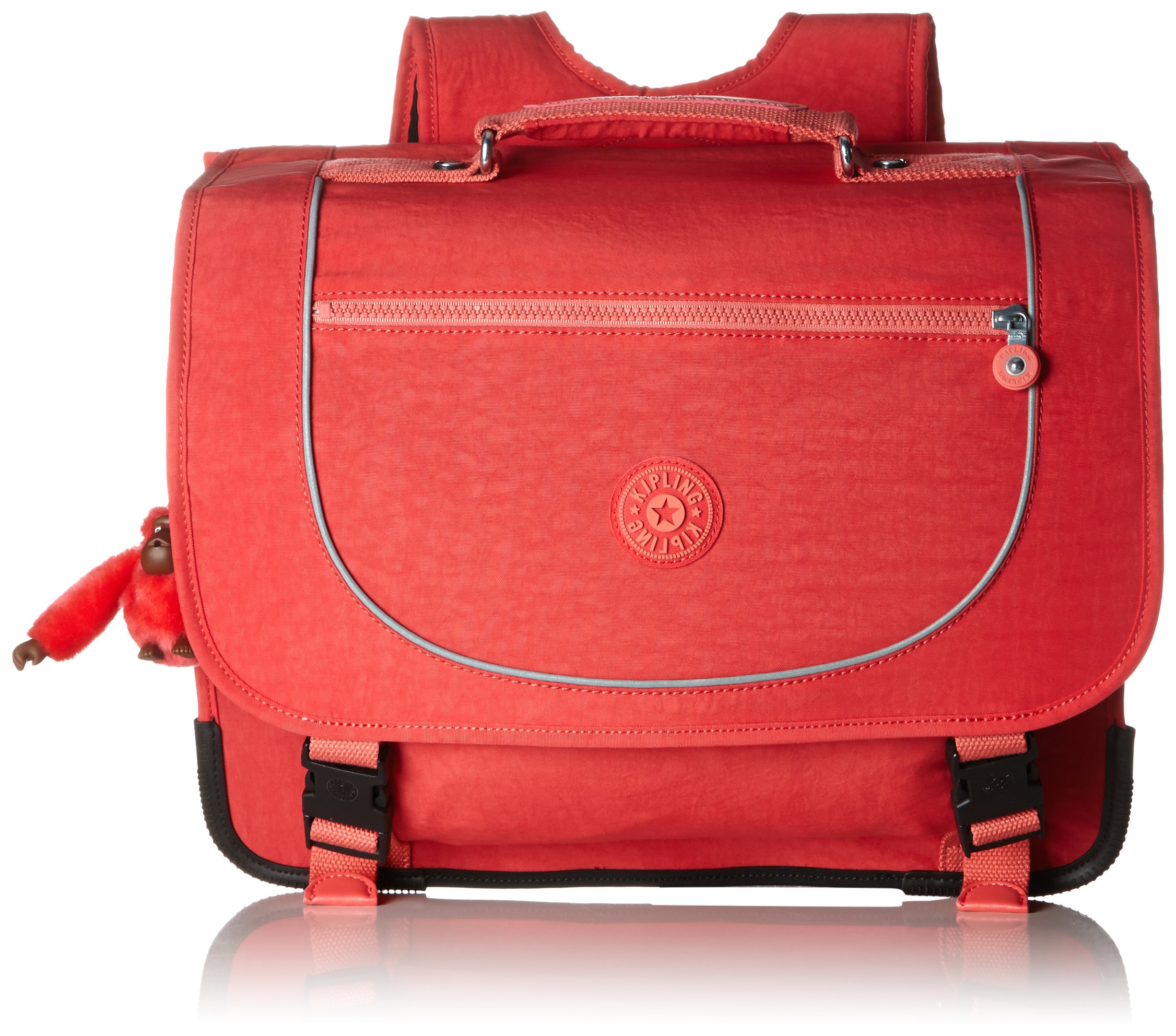 Kipling - POONA M - Medium School Bag - Happy Red C - (Red)