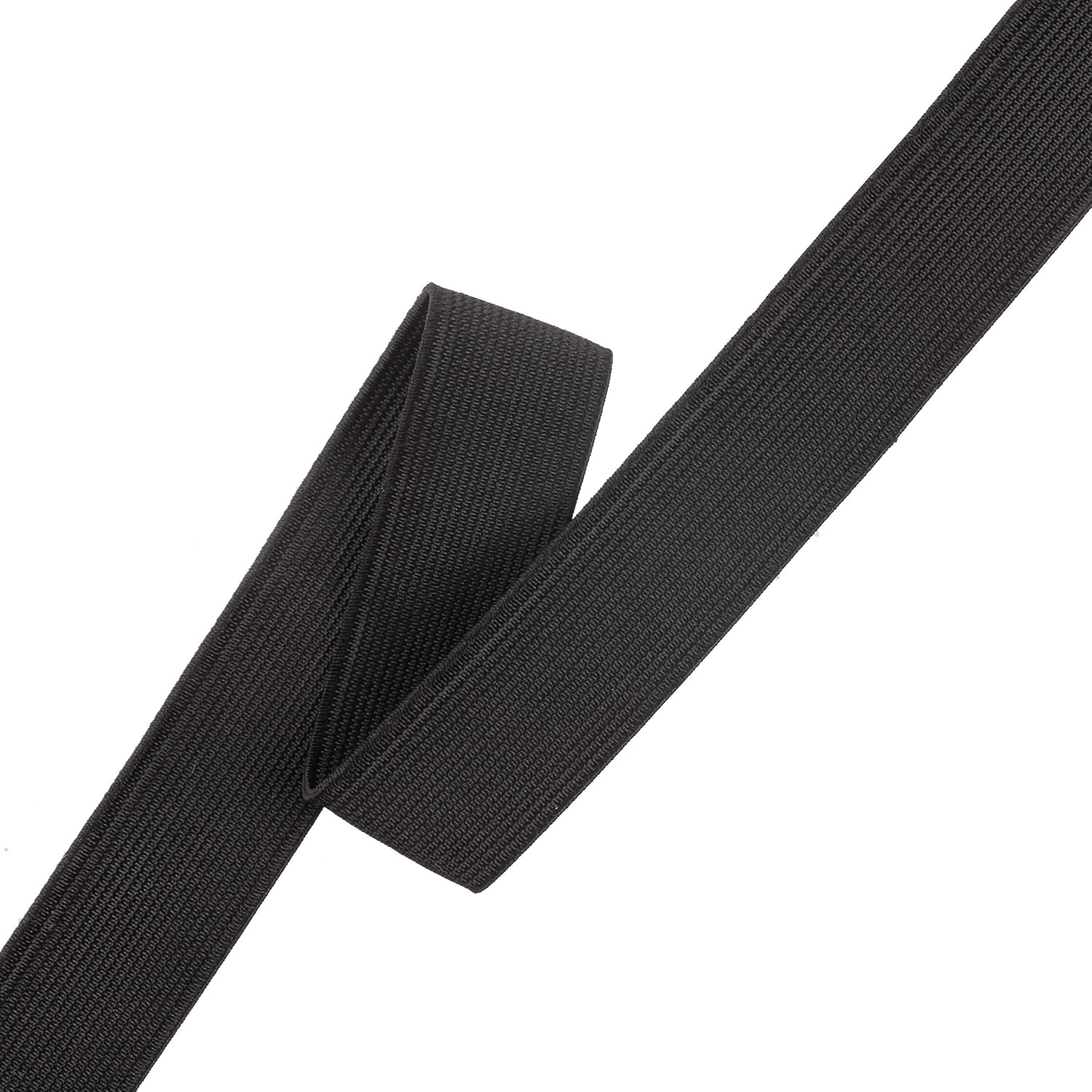 Flat Elastic Wide Bands, Black, 20mm - 6 metres - Image 3