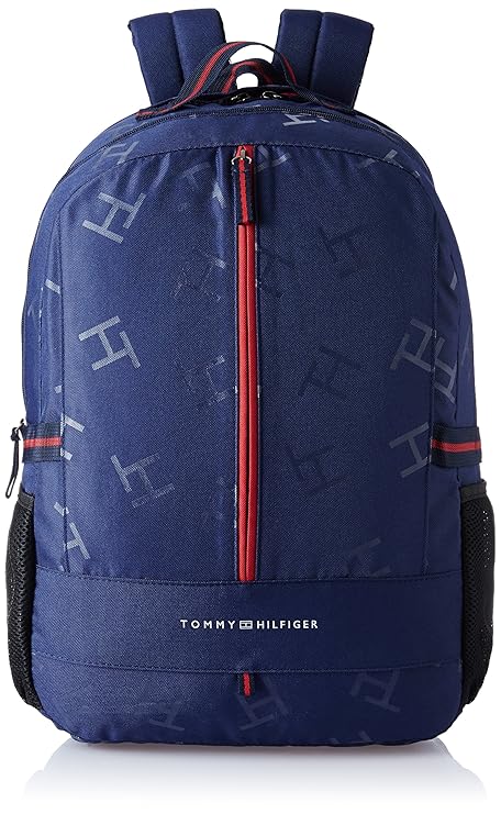 Tommy Hilfiger Alaska Polyester 24 Ltrs Navy Laptop Backpack (8903496078688)