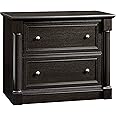 Sauder Palladia 2 Drawer File Cabinet, Lateral Filing Cabinets for Home Office, Hanging File Folders Organizer, Interlocking Drawers, in Wind Oak Finish