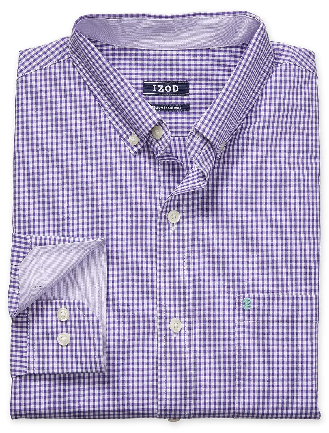 IZOD Mens Big and Tall Button Down Long 