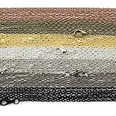 CleverDelights 2x3mm Cable Chain Necklaces - Mix Pack - 21 Pack - 24 Inch Length