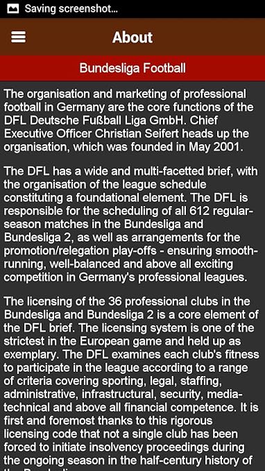 Amazon Com Bundesliga Cup Germany Live Updates Appstore For Android