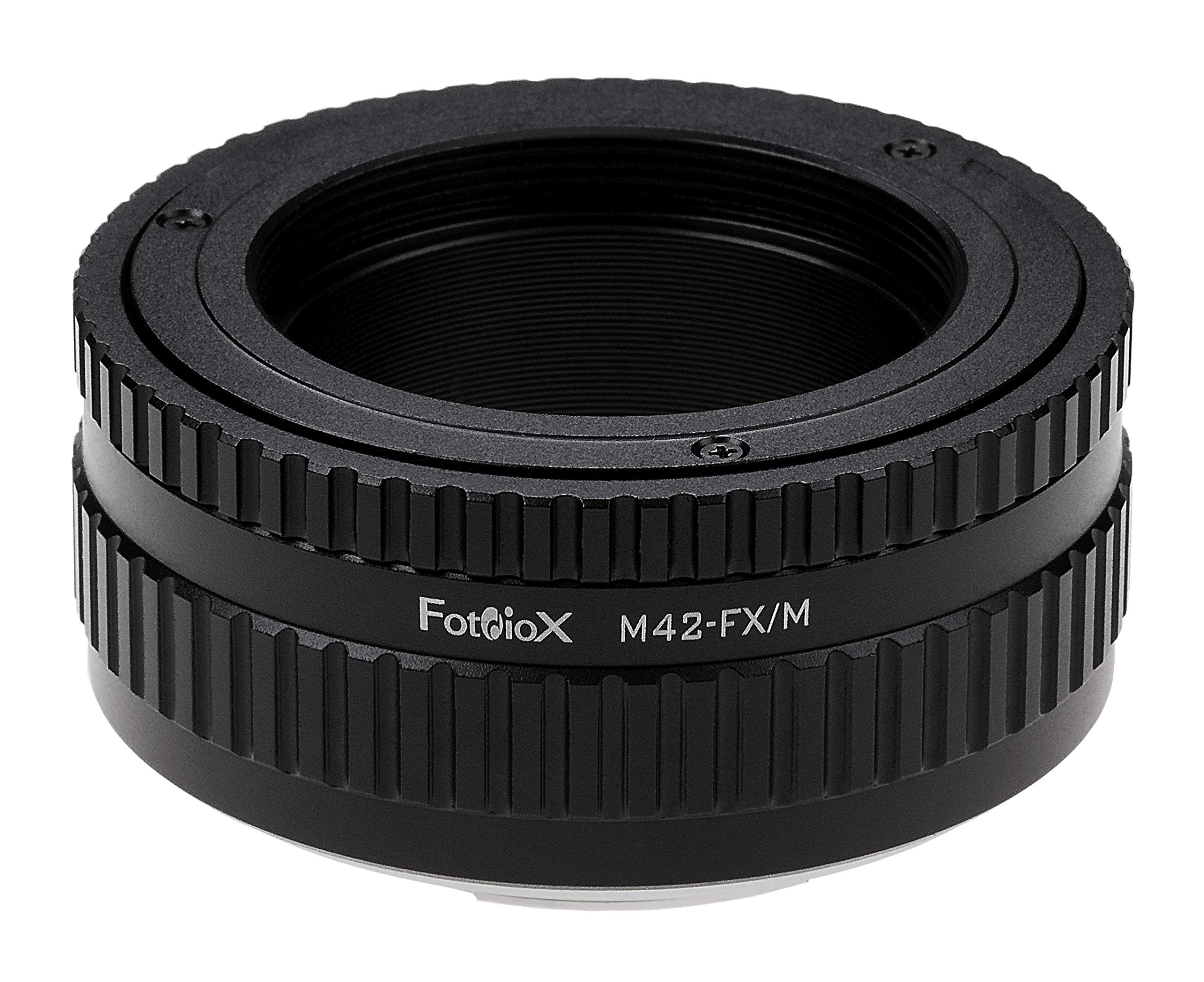 Fotodiox Pro Lens Mount Adapter - M42 Screw Mount SLR Lens to Fujifilm X-Series Mirrorless Camera Body